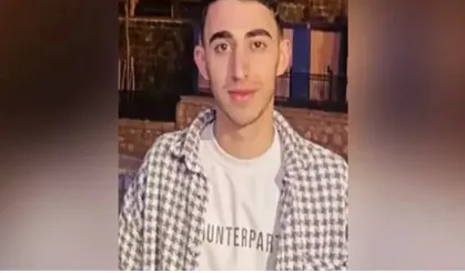 Aksaray'da başına demir isabet etti