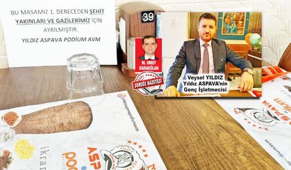 Genç işletmeciden şehit ve gazi hassasiyeti!