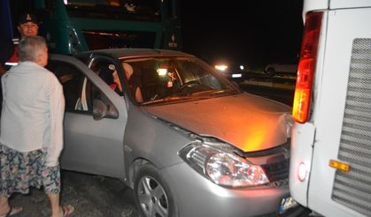 Ayvalık'ta kırmızı ışıkta zincirleme kaza!