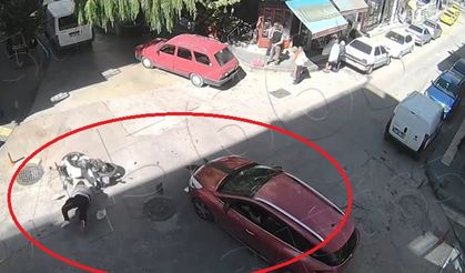 Amasya'da motosikletin sürücüsü yaralandı