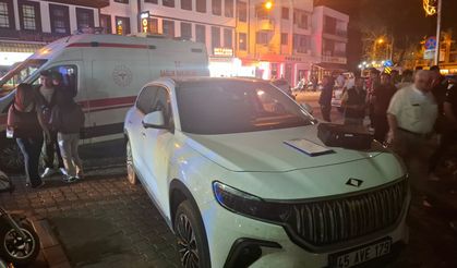 Manisa’da Otomobil Bisiklete Çarptı