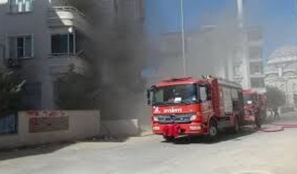 Atölyede yangın çıktı