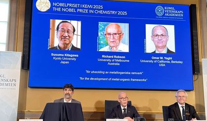 2025 Nobel Kimya Ödülü'nün sahipleri belli oldu