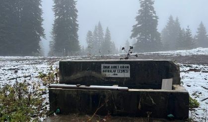 Bartın'a kar yağdı