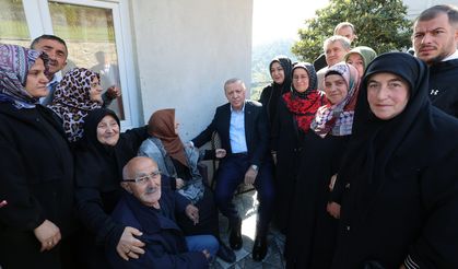 Cumhurbaşkanı Erdoğan Memleketi Rize'de!