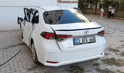 Elazığ'da araçta patlama: 1 yaralı