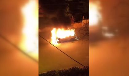 Kırıkkale’de Seyir Halindeki Araç Alev Aldı