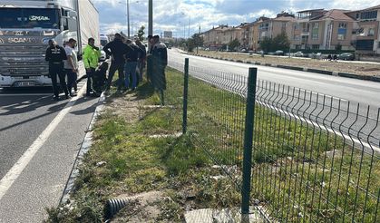 Kütahya'da yayaya TIR çarptı!