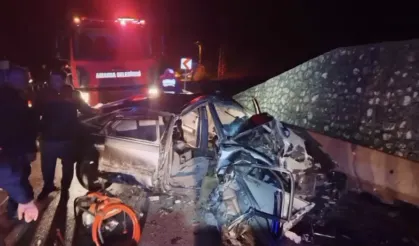 Bartın'da korkutan kaza