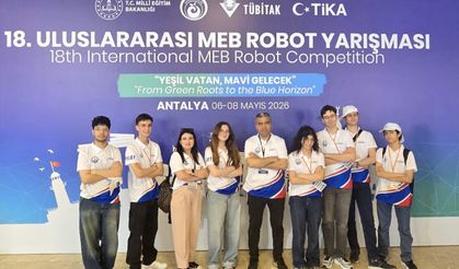 Hacı Ömer Tarman Anadolu Lisesi Uluslararası Robot Yarışmasında 5 Takımla Finalde
