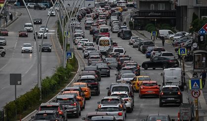Ankara'da Sabah Saatlerinde Trafik Yoğunluğu