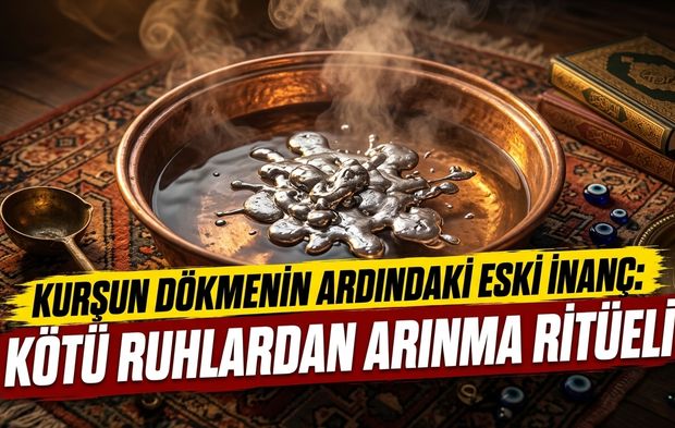 Kurşun dökmenin ardındaki eski inanç: Kötü ruhlardan arınma ritüeli