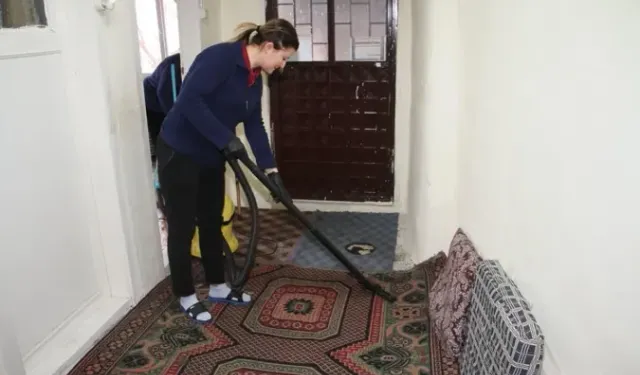 Beypazarı Belediyesi ihtiyaç sahiplerine temizlik hizmeti!