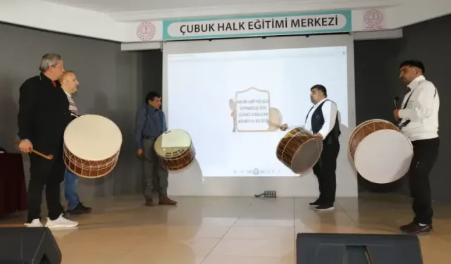 Çubuk'ta ramazan davulcularına eğitim