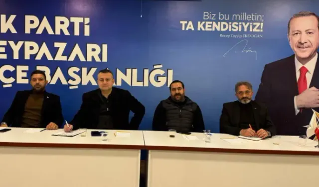 Beypazarı İlçe Başkanlığında toplantı düzenlendi