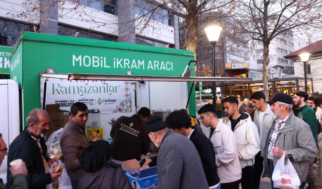 Çankaya Belediyesi'nden çorba ikramı 