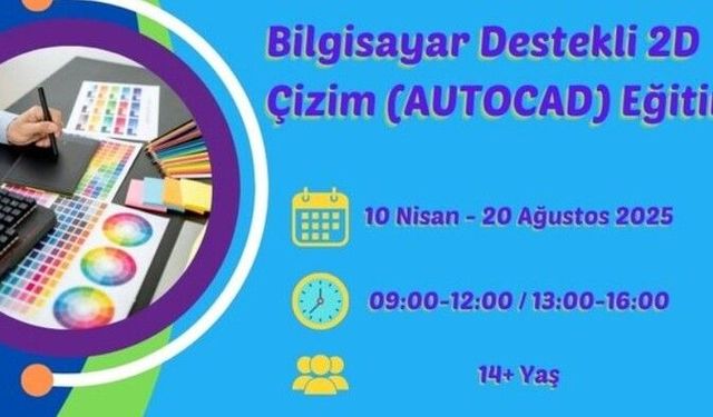 TEKNOMER'de ücretsiz AutoCAD eğitimi başlıyor