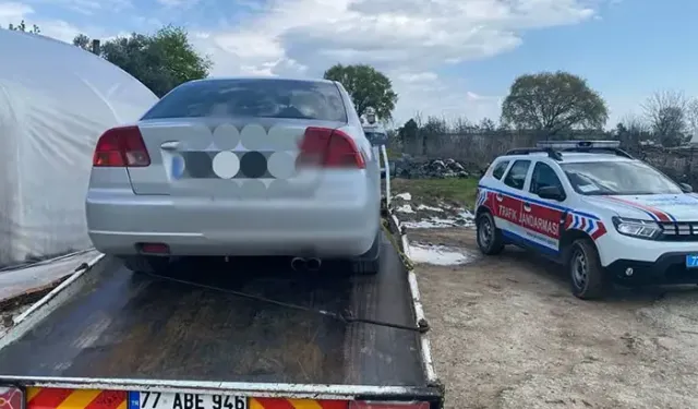 Yalova'da drift atan sürücüye 67 bin TL ceza