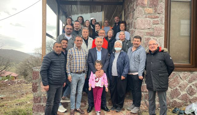 Başkan Ceylan Çamyayla Dağ Evleri Kooperatif sakinleriyle görüştü