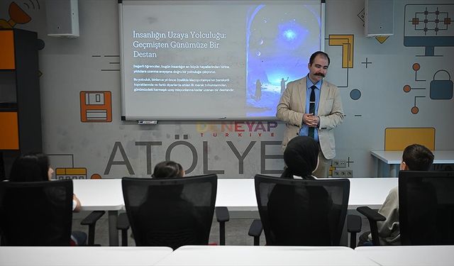 Millet Kütüphanesi'nde "Uzaya Nasıl Çıktık?" etkinliği gerçekleşti