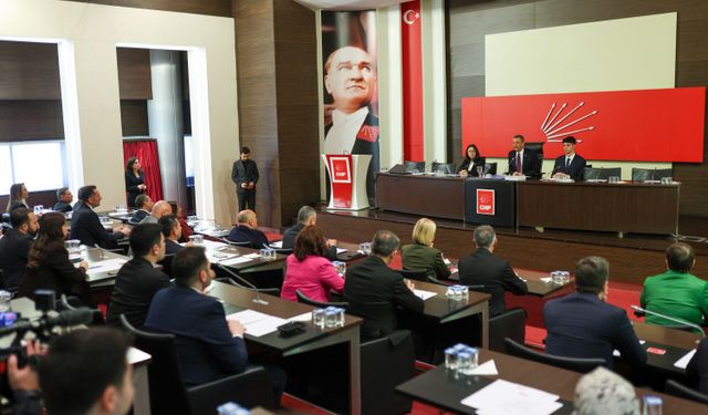 CHP'de MYK üyeleri belirlendi