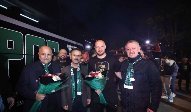 Kocaelispor’a coşkulu karşılama