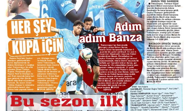 Trabzonspor, Adana Demirspor galibiyetiyle moral buldu