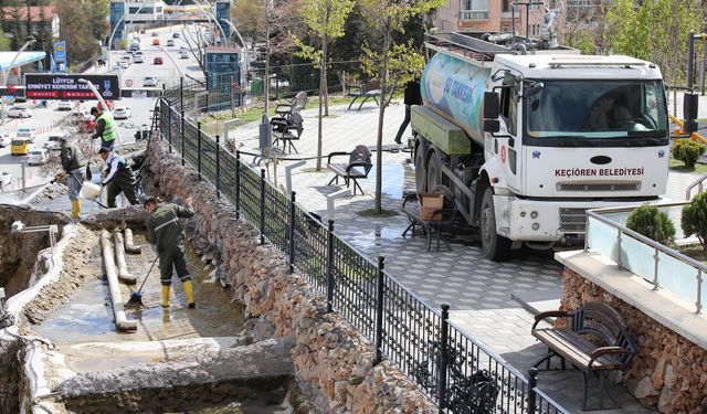 Keçiören Belediyesi'nden Ihlamur Vadisi temizliği