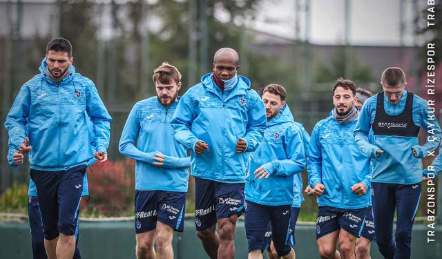 Trabzonspor'da Fenerbahçe Maçı Hazırlıkları Sürüyor!