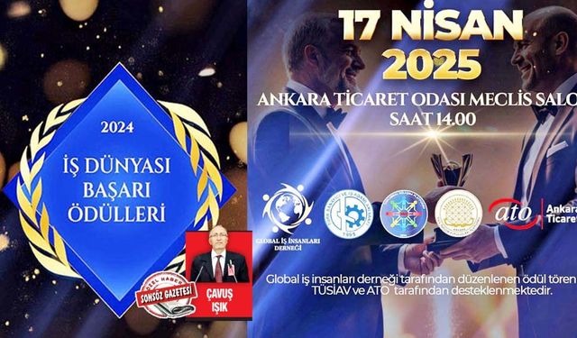 “İş Dünyası Başarı Ödülleri” sahiplerini buluyor