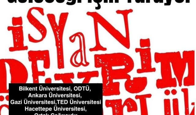 Ankara’da Üniversite öğrencilerinden “Gençlik Ayakta” yürüyüşü!