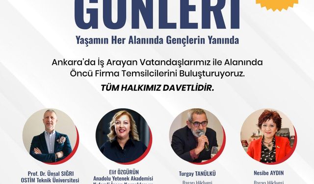 Başkentte Kariyer Planlama ve İstihdam Fuarı Başlıyor!