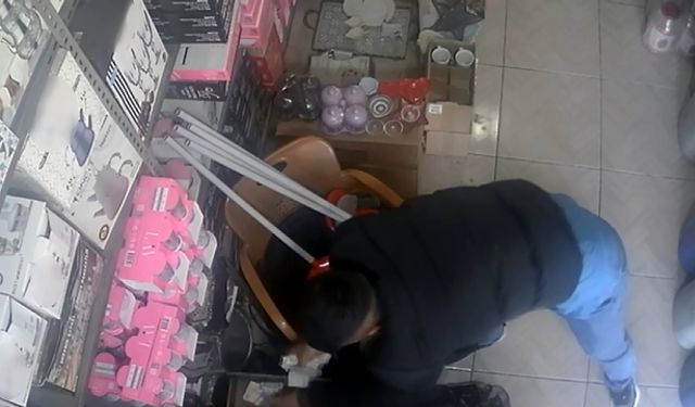 Adres sormaya girdiği iş yerinde hırsızlık yaptı