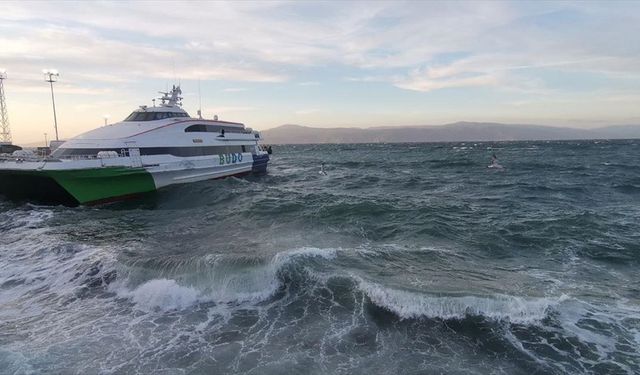 Bursa-İstanbul Deniz Seferlerine Hava Engeli