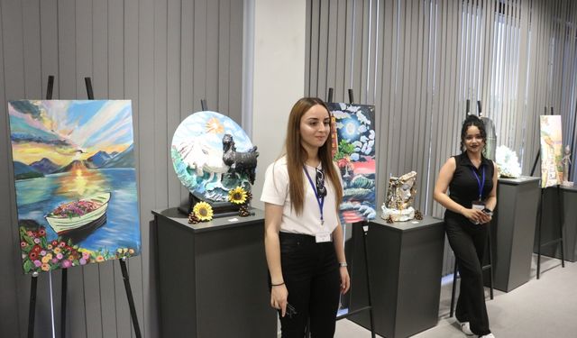 Kayseri'de lise öğrencilerinden Gazze'ye destek