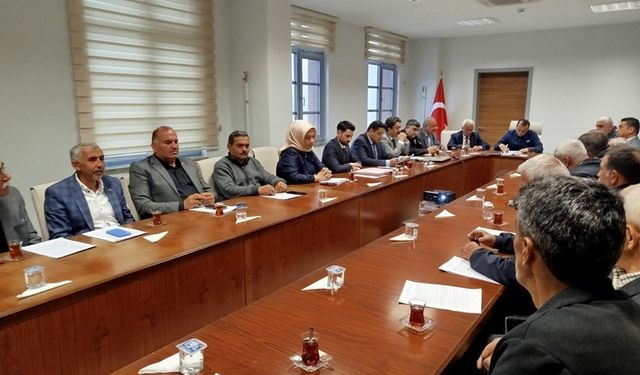 Korgun'da muhtarlar toplantısı gerçekleştirildi