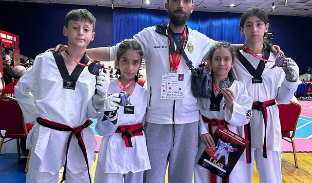 Nallıhan sporcularından madalya sevinci