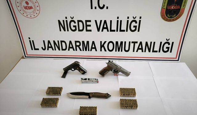 Niğde'de ruhsatsız silah operasyonu