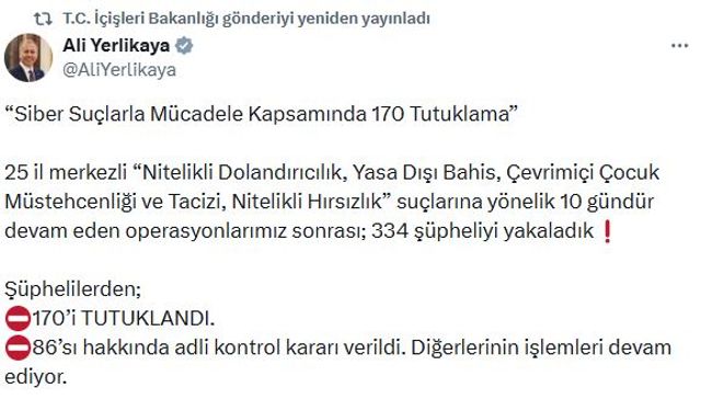 58 ilde siber suç operasyonları!