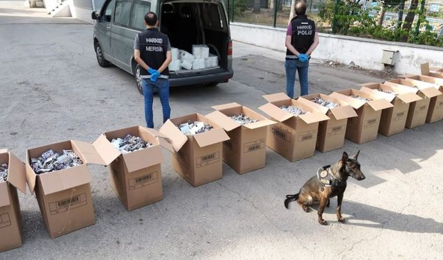 Araçta 38 bin 464 adet sentetik ecza hap çıktı