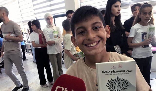 Derik'te öğrencilerin hikayeleri kitaplaştırıldı