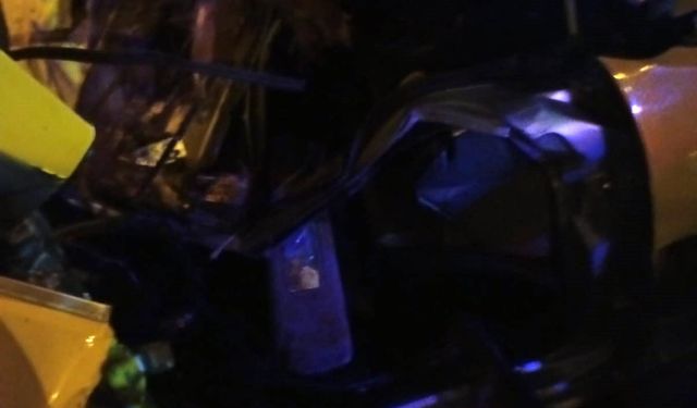 Taksi kazasında feci Son: 2 Ölü
