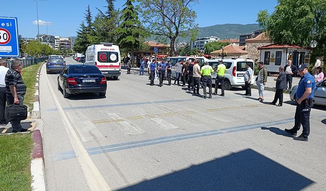 Tokat’ta motosikletin çarptığı yaya yaralandı!