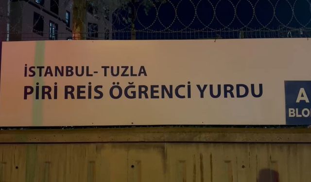 Tuzla’da Yurt Yangını Paniği