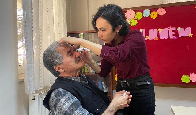 Altındağ'da vatandaşlara ücretsiz 'göz taraması'