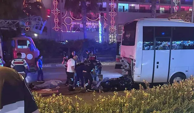 Antalya'da beklenmedik kaza