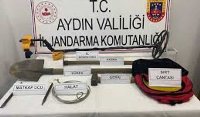 Aydın'da tarihi eser kaçakçılığında 3 gözaltı