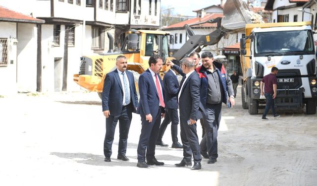 Başkan Kasap'tan Alaaddin Sokakta inceleme