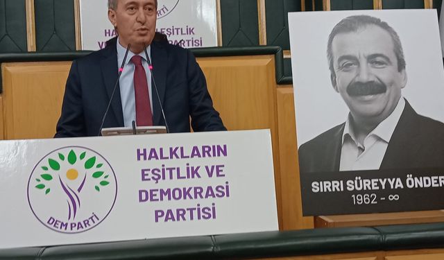 DEM BAŞKANI BAKIRHAN LOZAN SORUSUNU CEVAPLAYAMADI