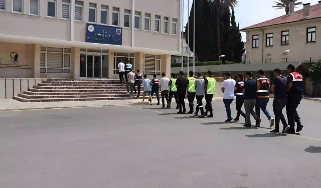 Mersin’de 32 kişi tutuklandı